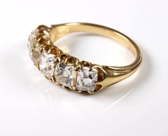Antique Diamond Ladies Eternity Ring 1.82 Carat