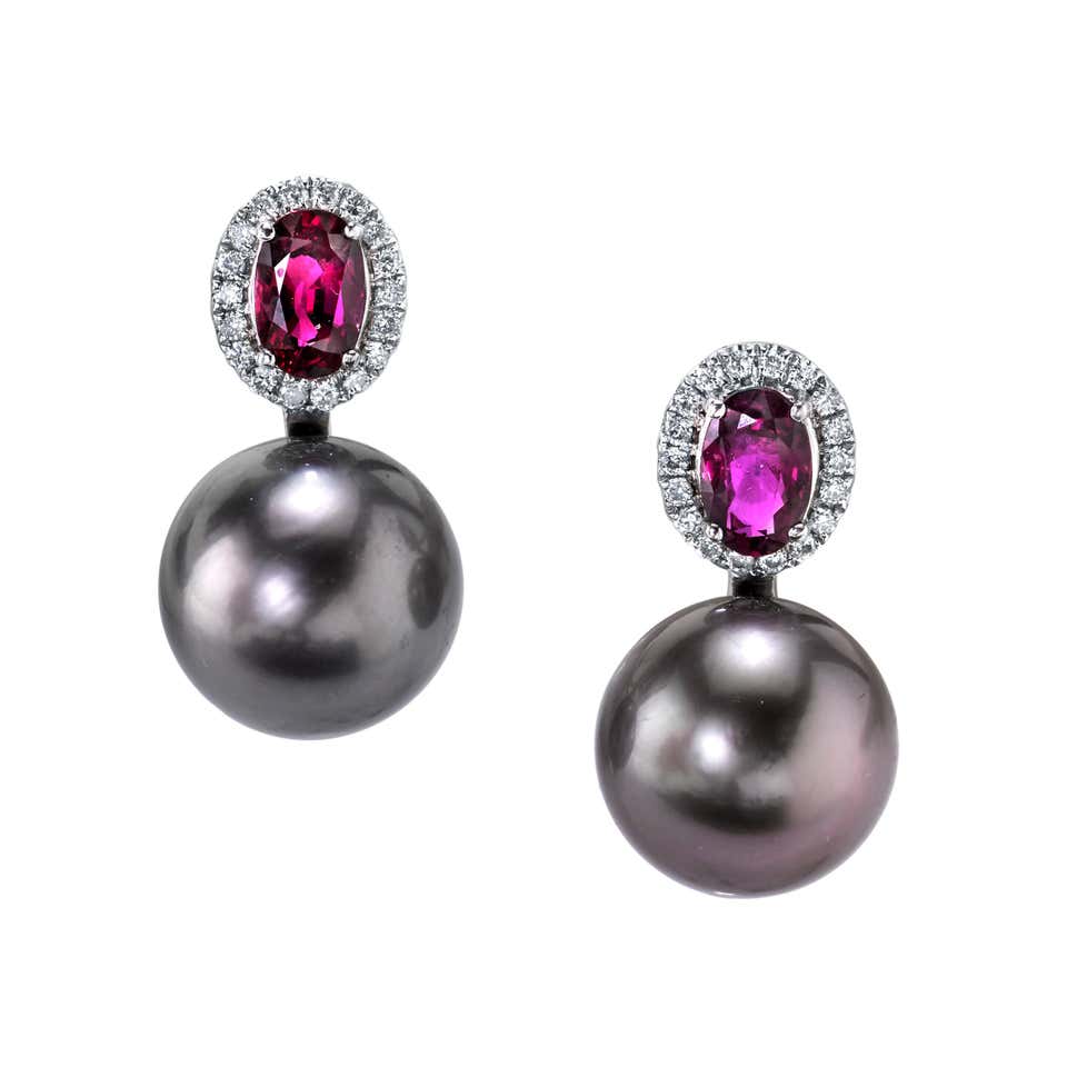 Antique Ruby Earrings - 1,193 For Sale at 1stdibs - Page 6