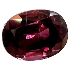 1.46 Karat ""Berry"" Farbwechsel Granat Oval, ungefasster loser 3-Stein-Ring Edelstein