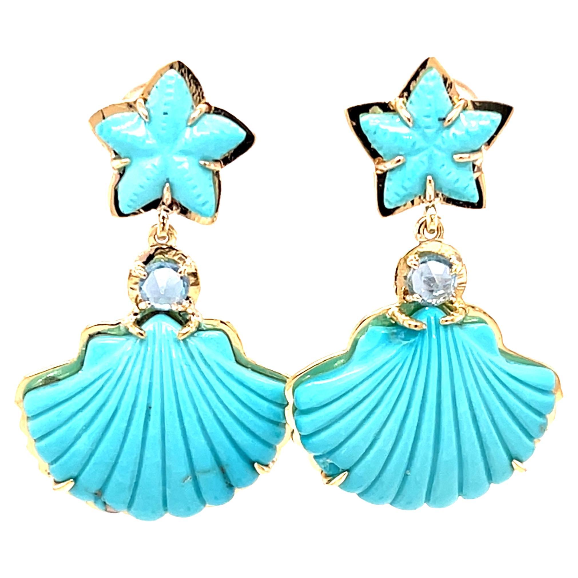 Sarosi By Timeless Gems Pendientes colgantes