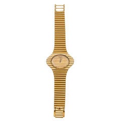 Chopard Ladies Yellow Gold Bracelet Wristwatch