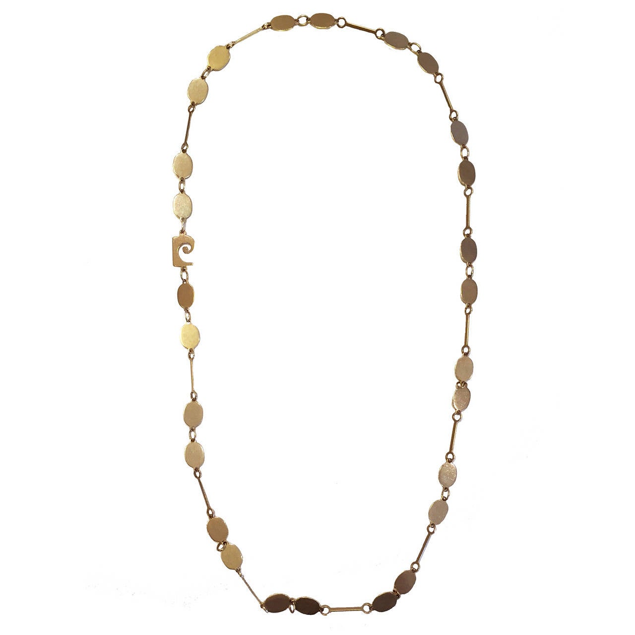 1970 Pierre Cardin Gold Necklace
