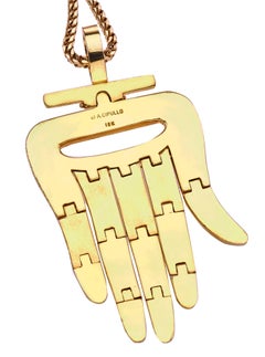 Aldo Cipullo Hamsa Pendant