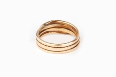 18 Karat Gold Victorian Snake Ring