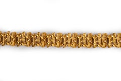 1970s David Shackman and Sons Bark Effect Bracelet