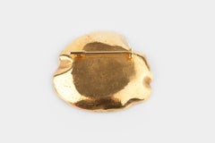 An 18 Karat Gold Asprey Lilly Pad Brooch