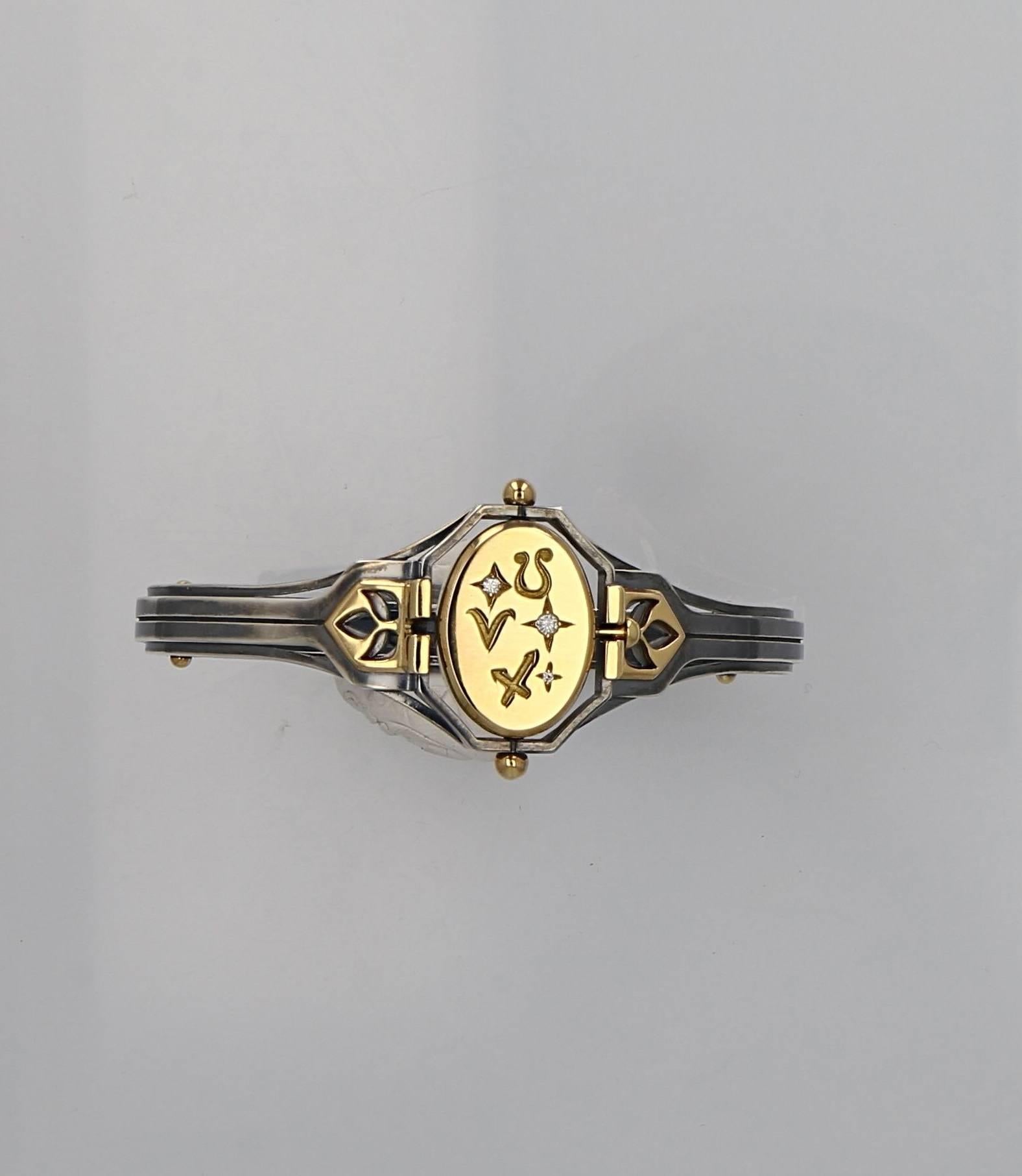 Neoclassical Elie Top Cosmogonie Secrete Bracelet Feu For Sale