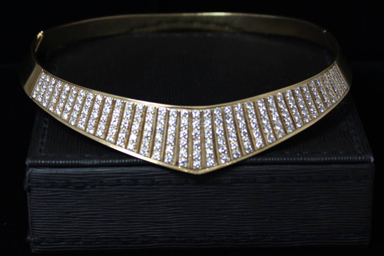 Women's Terry Moore’s Diamond Gold Collar