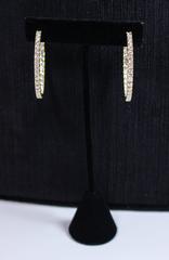 Diamant-Ohrringe aus Gold mit Diamanten