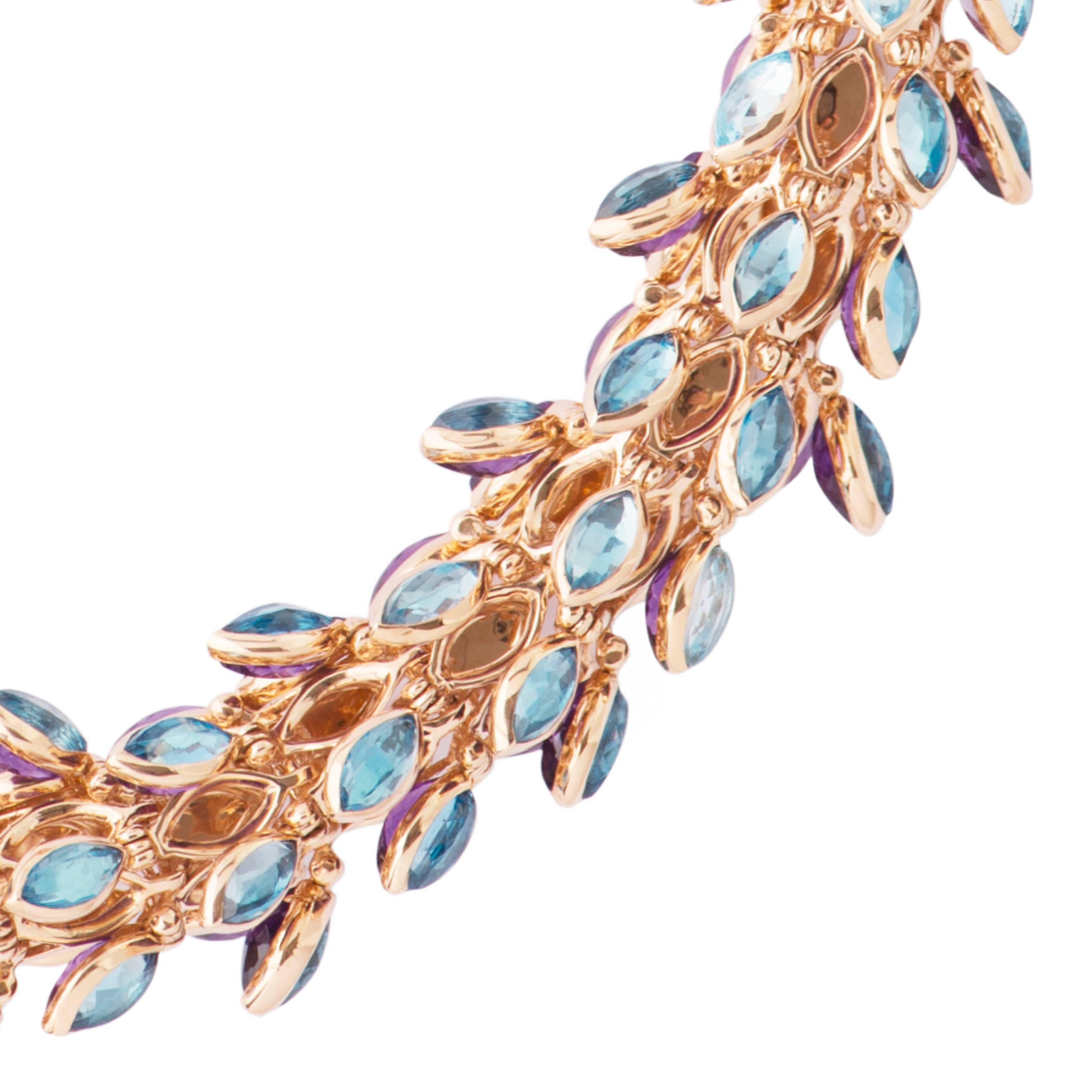 Marie Mas Reversible Swinging Bracelet, High Jewelry Collection, Pink Gold In New Condition For Sale In Paris, FR