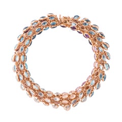Marie Mas Reversible Swinging Bracelet, High Jewelry Collection, Pink Gold 10