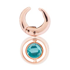 Marie Mas Reversible Swiveling Clip Earring, Rose Gold Diamonds Amethyst Topaz