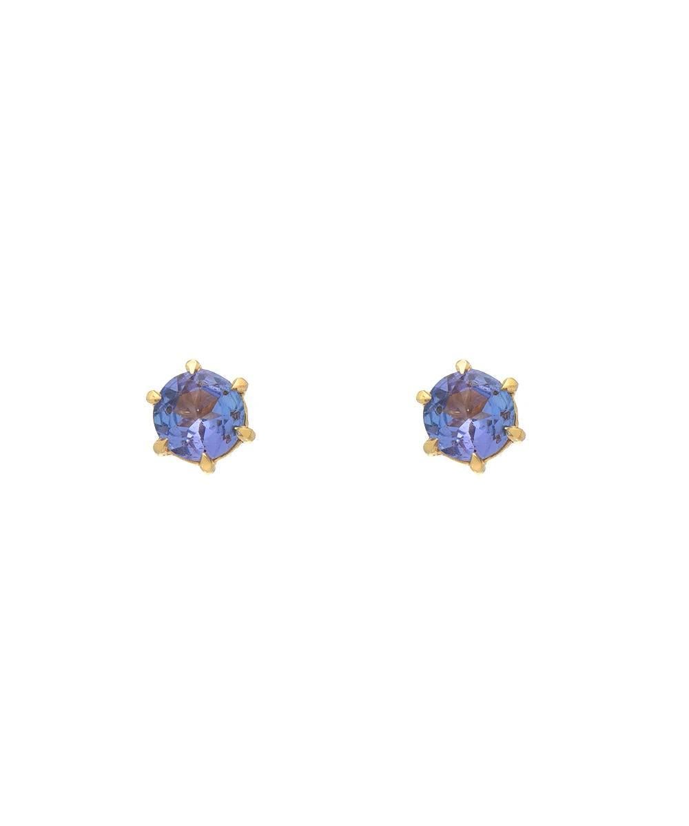 18 karat yellow gold African frogalite - step set rose cut diamond and ceylon sapphire ear jacket set. The frogalite stones are surrounded by step set rose cut diamonds and features 1 carat total weight ceylon sapphire stud earrings. 

Designed and