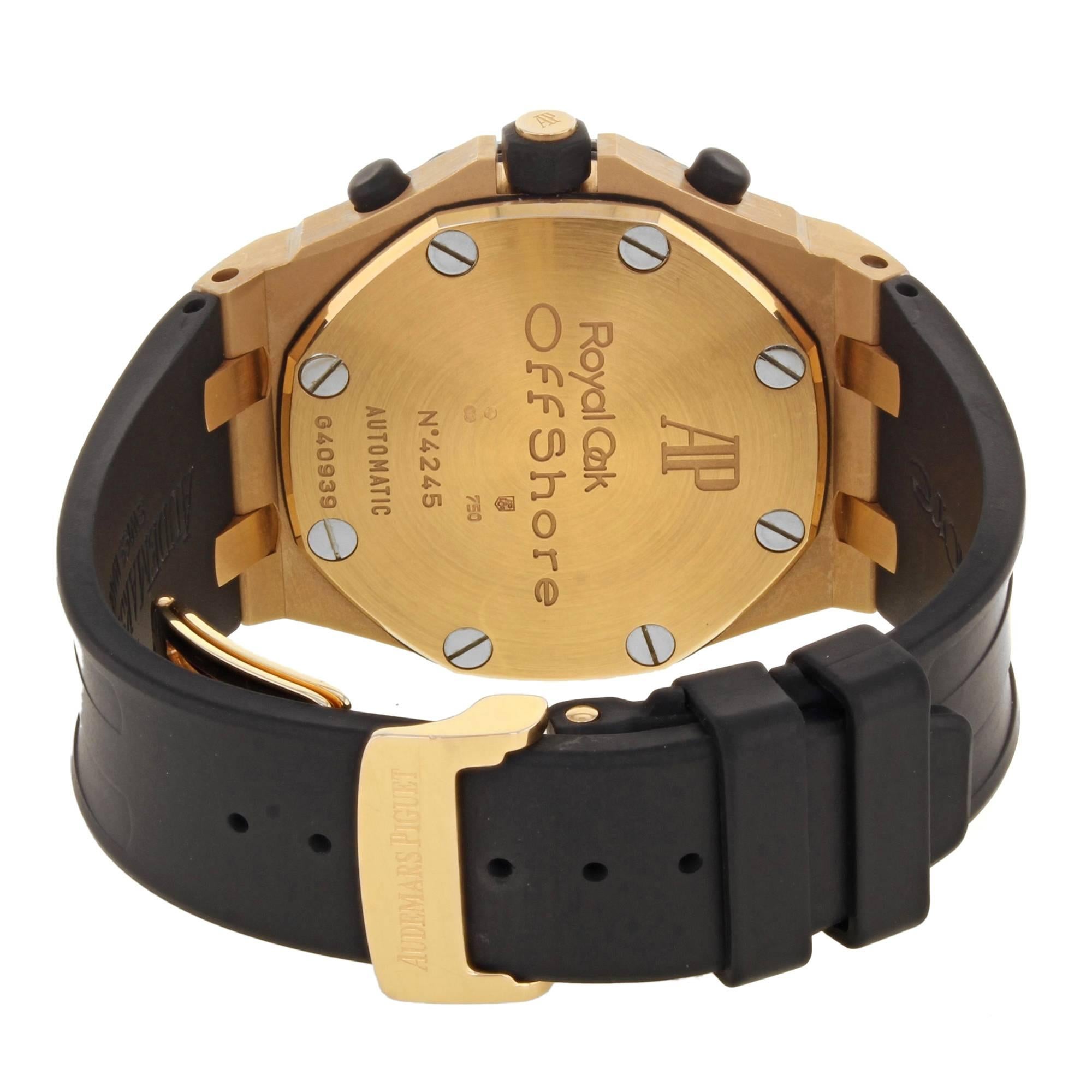 Men's Audemars Piguet Rose Gold Royal Oak Automatic Wristwatch