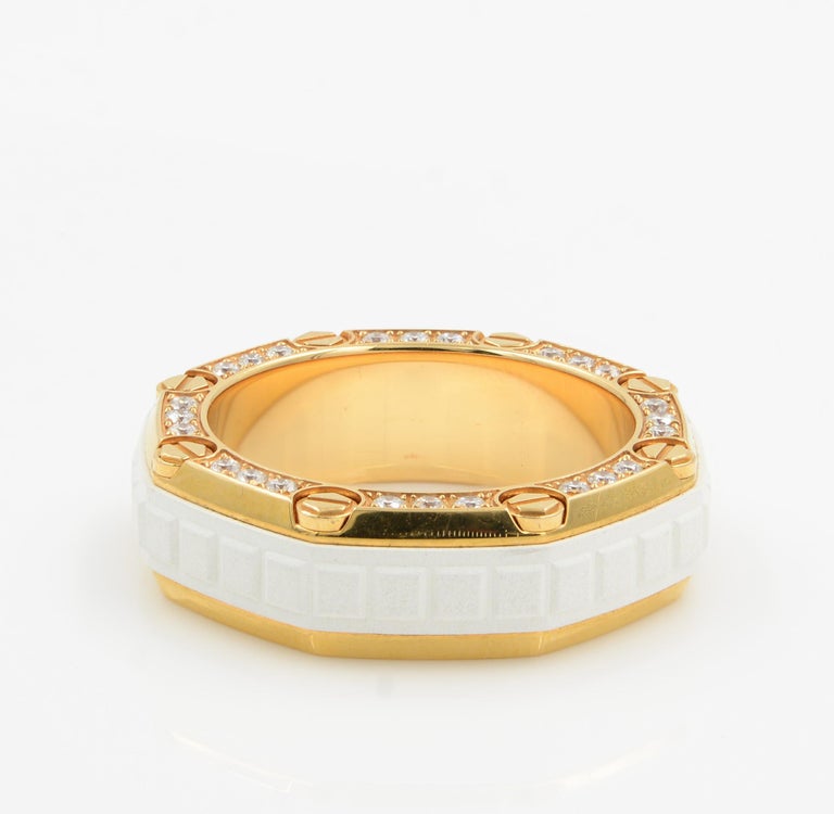 Audemars Piguet Men's Diamond Ring Rose Gold at 1stDibs | audemars piguet  mens ring, audemars piguet wedding band, audemars piguet ring