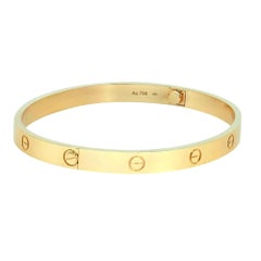 Cartier Love Bracelet Classic Model 18K Gelbgold Größe 18