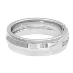 Tiffany & Co Diamond T Ring 18K White Gold Size 6
