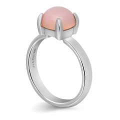 Tiffany & Co. Paloma Picasso Sugar Stack Rosenquarz-Ring aus 925er Sterlingsilber