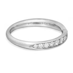 Tiffany Harmony Ring mit runden Diamanten, Platin, 0,23 Karat, Größe 5,25