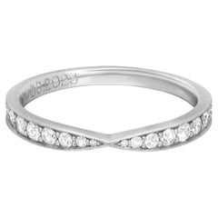 Tiffany Harmony Ring mit runden Diamanten, Platin, 0,23 Karat, Größe 5,25