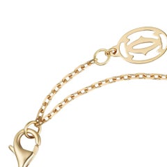 Cartier D'Amour Single Diamond Bracelet Small Model 18K Yellow Gold 0.09Ct