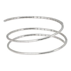 Crivelli Spring Diamond Wrap Bracelet 18K White Gold 0.75ctw
