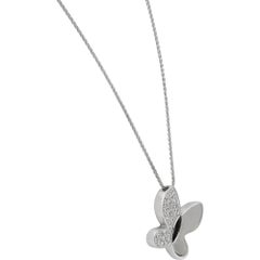 Crivelli Schmetterling-Diamant-Anhänger-Halskette aus 18 Karat Weißgold, 0,51 Karat Gesamtgewicht