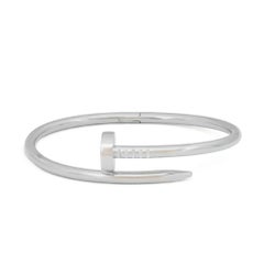 Cartier Juste un Clou Armband, klassisches Modell, 18 Karat Weißgold, Größe 17