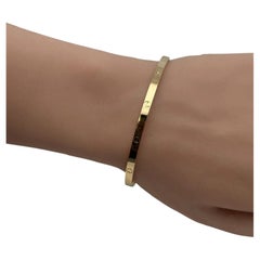 Cartier Love Bracelet Small Model 18k Yellow Gold Size 19