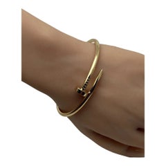 Cartier Juste un Clou Bracelet Classic Model 18k Yellow Gold Size 19