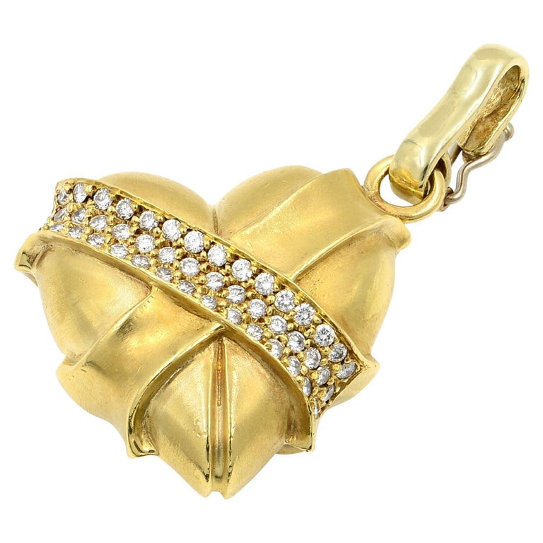 Collier en or 18 carats et pendentif diamant 0,14 carat