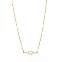 Sophie Birgitt Geometric Diamond Gold Necklace