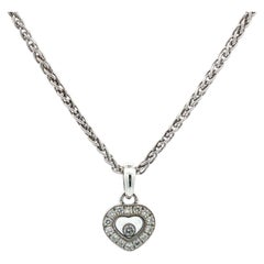 Chopard Necklace in 18K White Gold and Diamonds