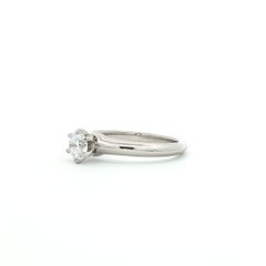 Tiffany & Co. Solitaire Diamond Ring in 950 Platinum