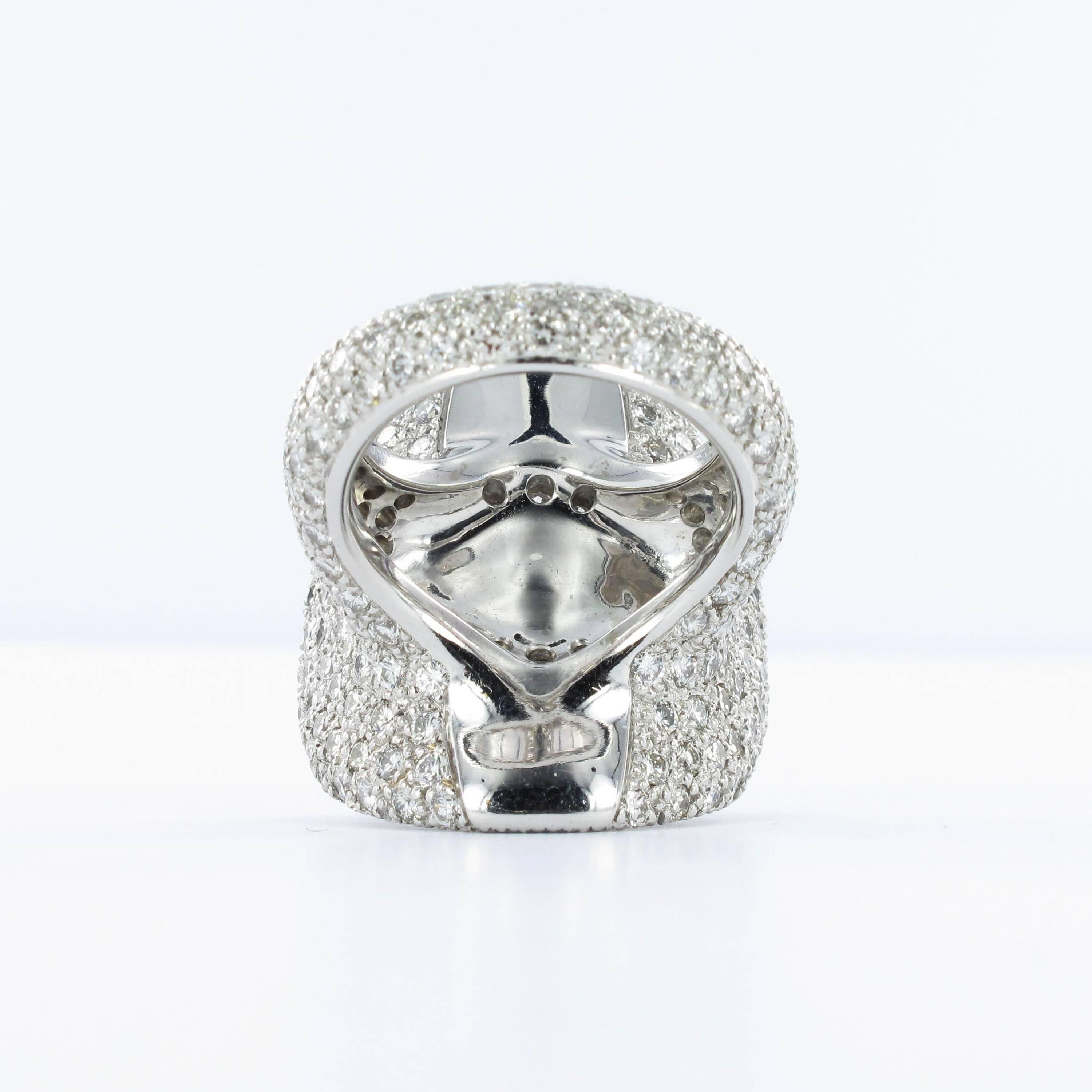 Fabulous Tahitian Cultured Pearl Diamond Ring 2