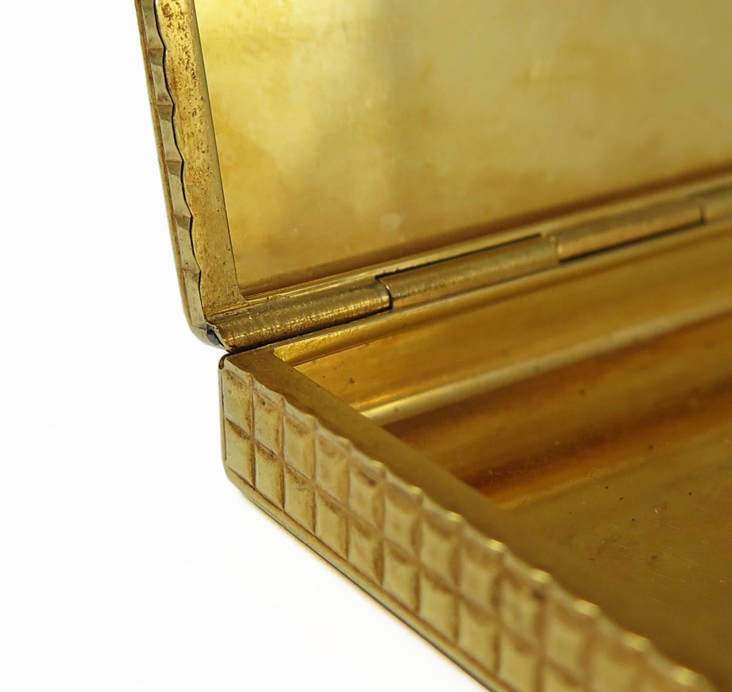 Women's or Men's Cartier Paris Ruby Gold Box