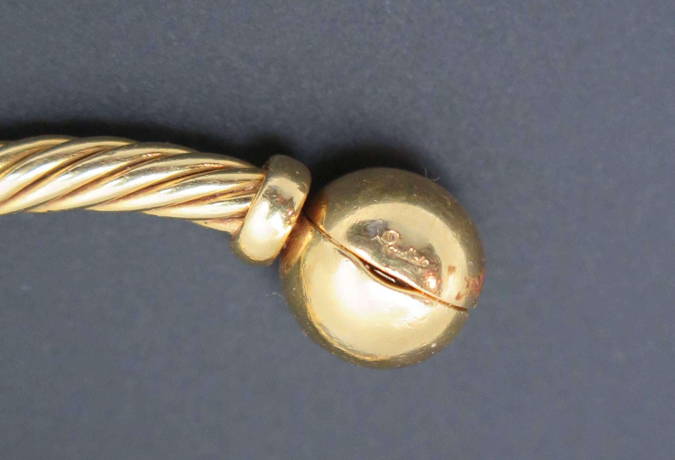 Pomellato Gold Fruit and Nut Charm Bracelet In Excellent Condition In Austin, TX