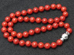 Gorgeous Natural Mediterranean Coral Bead Necklace
