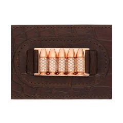 Akillis Bang Bang Five Bullets Bracelet 18 Karat Rose Gold White Diamonds
