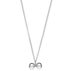 Ballz Silver Pendant on Fine Chain with Magnetic Clasp