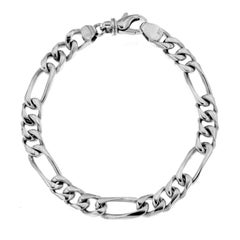 18 Karat White Gold Chain Bracelet