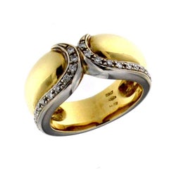Bague en or 18 carats de la collection Semicolon
