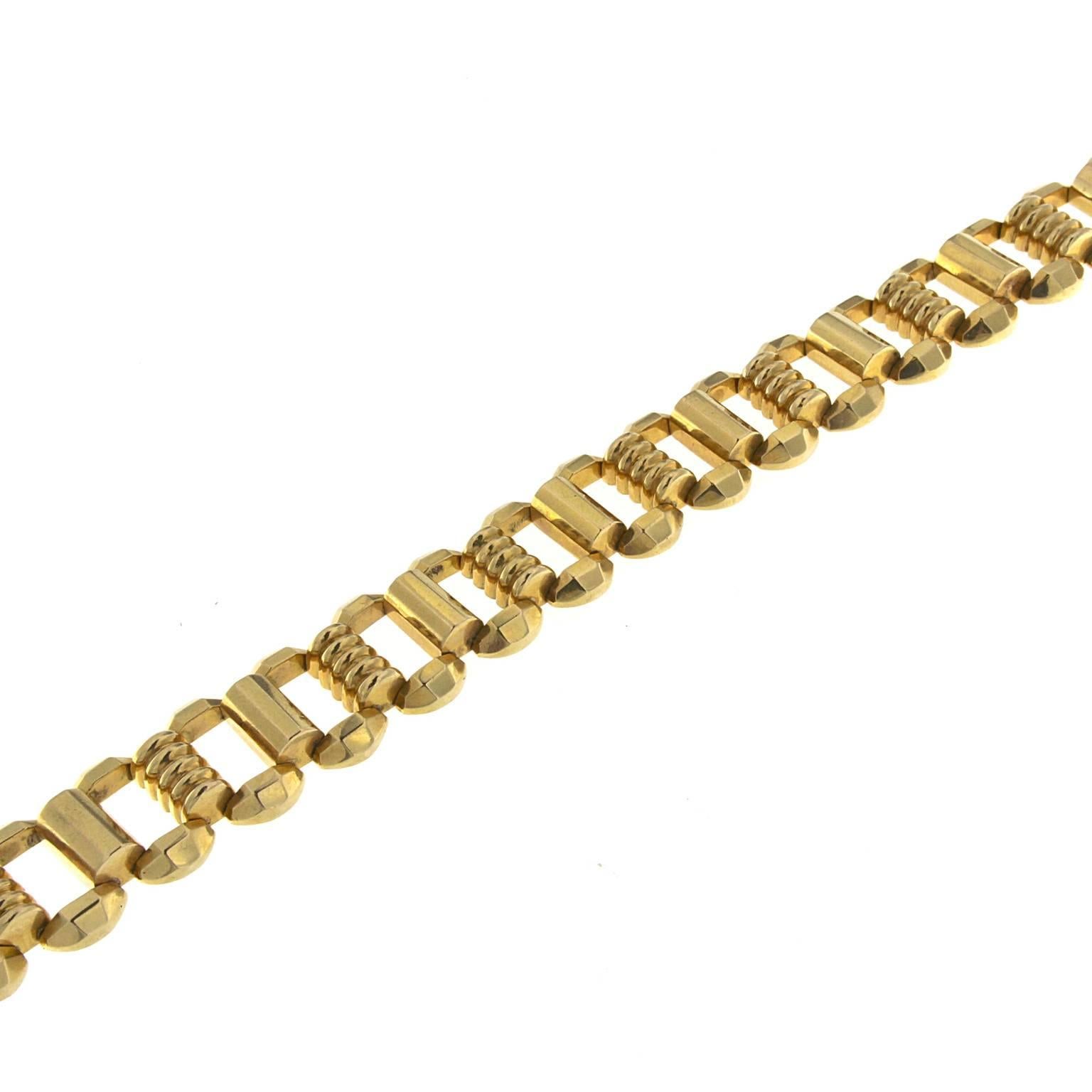 18 karat gold bracelet