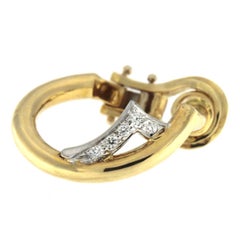 Runde Ohrringe aus Gelbgold aus der Comma-Kollektion