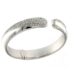 Bracelet en or blanc 18 carats et diamants blancs