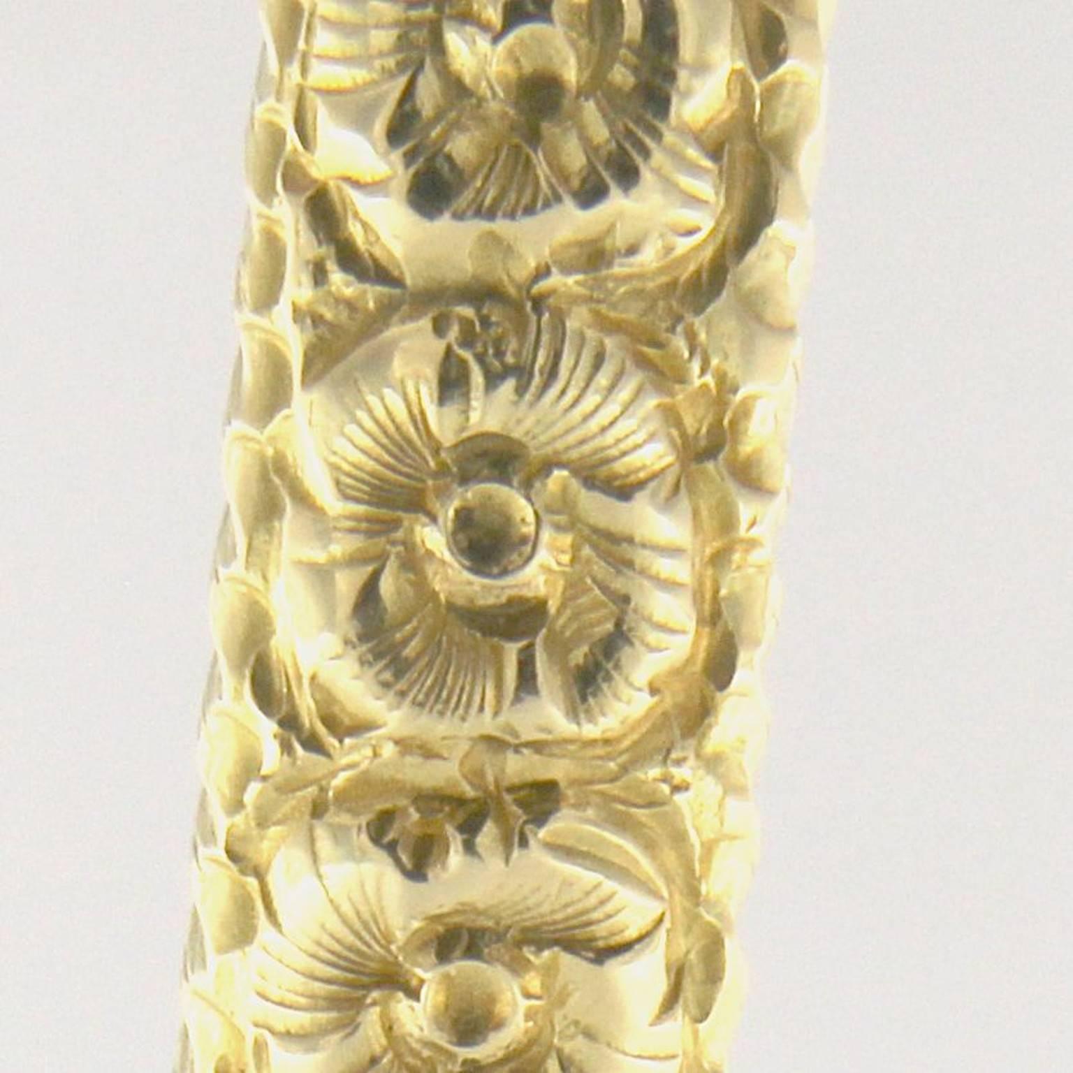 Chiseled Bracelet Yellow Gold 18 Karat In New Condition In Milano, Lombardia
