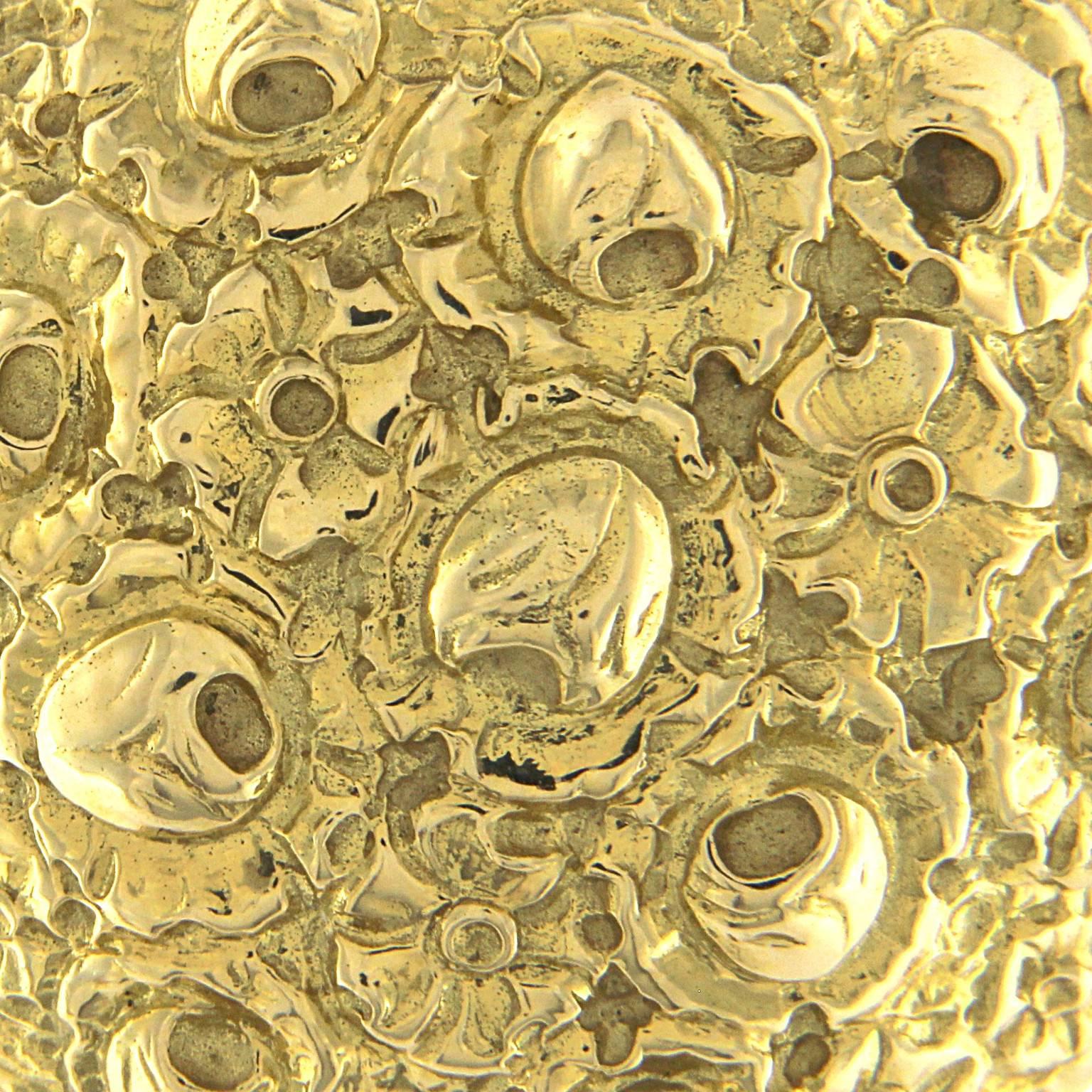 Boucles d'oreilles Chiselled en or jaune 18 carats Neuf - En vente à Milano, Lombardia