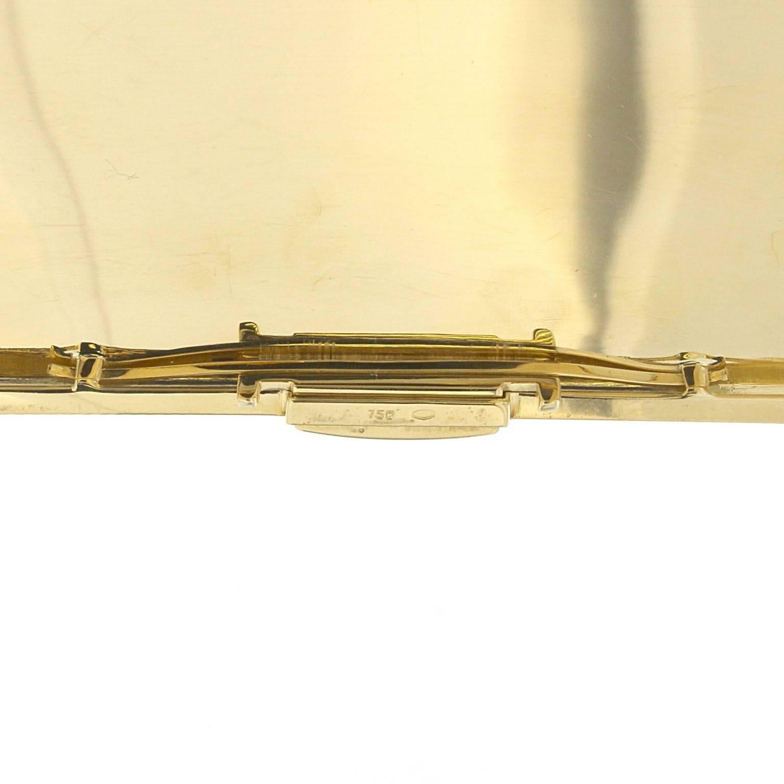 18 Karat Gold Zigarettenhalter-Etui im britischen Stil im Zustand „Neu“ im Angebot in Milano, Lombardia