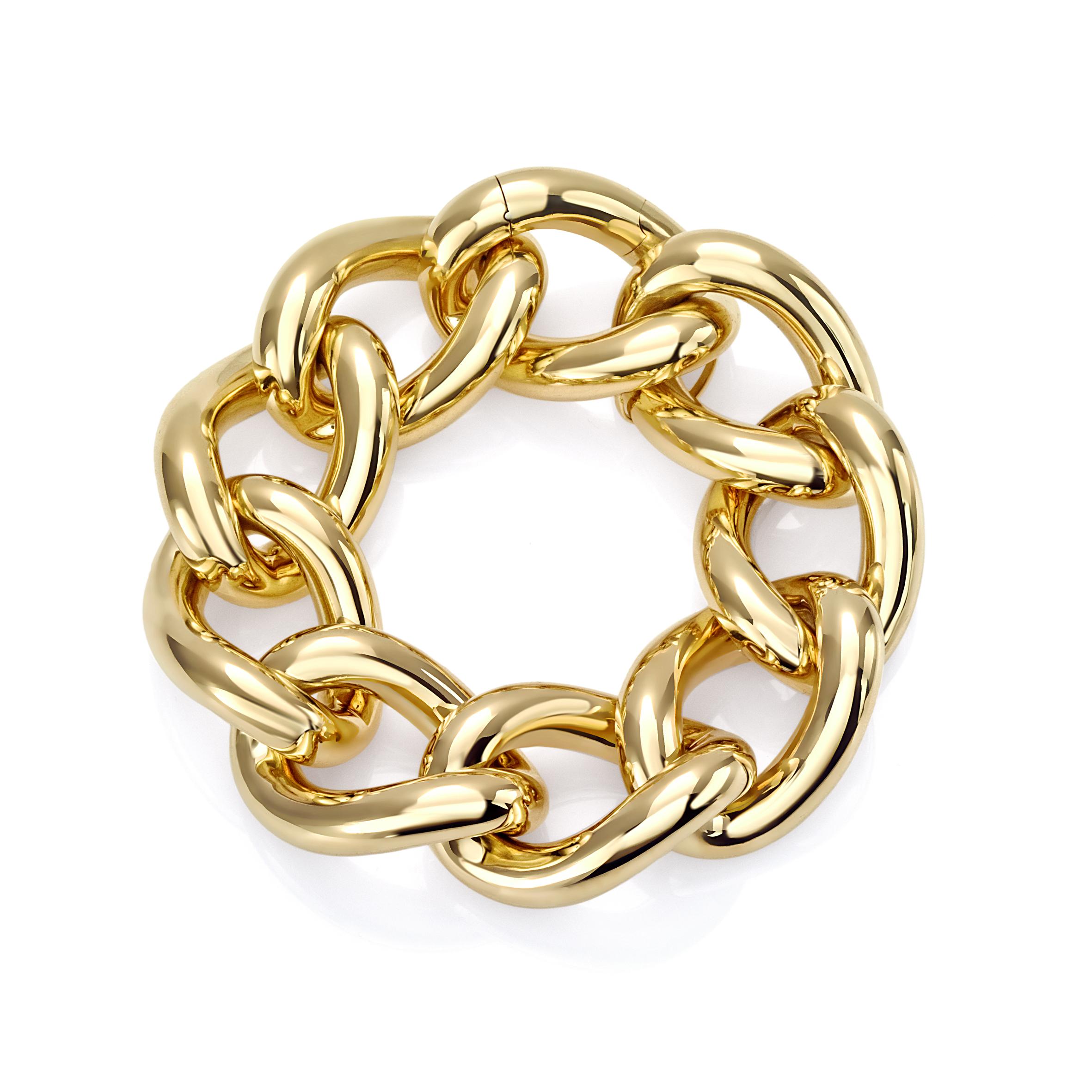 Erhöhen Sie Ihre Eleganz mit dem Micheletto Classic Gourmette Armband, einem herausragenden Stück aus der kultigen Micheletto Kollektion. Dieses exquisite Armband aus 18-karätigem Gelbgold ist der Inbegriff von Luxus und Raffinesse und damit eine
