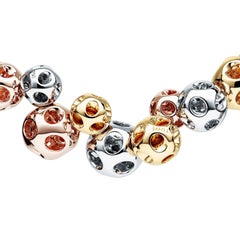 Towe Norlen Magique Contemporary Set of Nine Gold Pendant Necklace